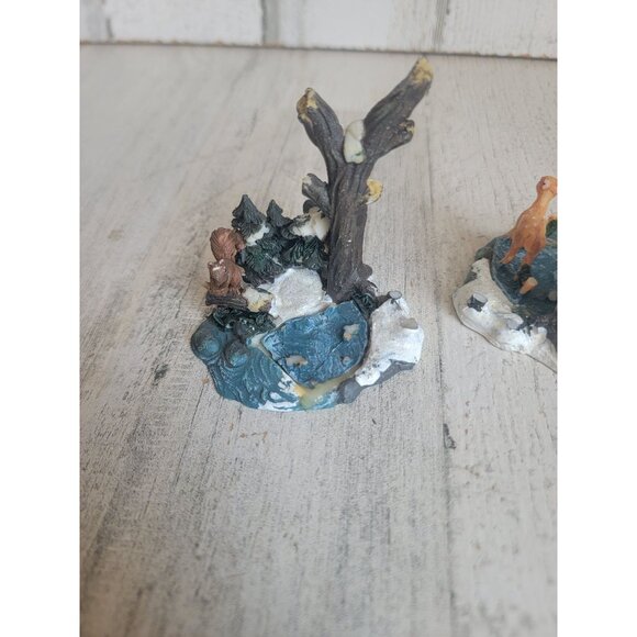 Forest deer AS IS woods scenic village accessory xmas - Picture 6 of 9